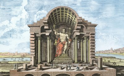 The Statue of Olympian Zeus by Phidias, plate 5 from 
